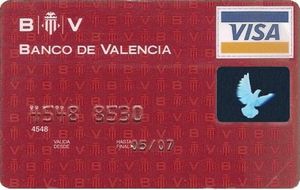 Tarjeta de crédito Banco de Valencia